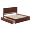 Lit plateforme en bois massif Jeinny avec pied et gigogne assortis-835714363-835714343