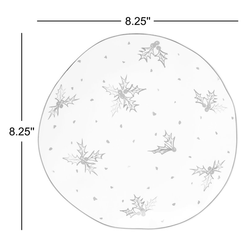 Bayberry Dessert Plates, Set of 4