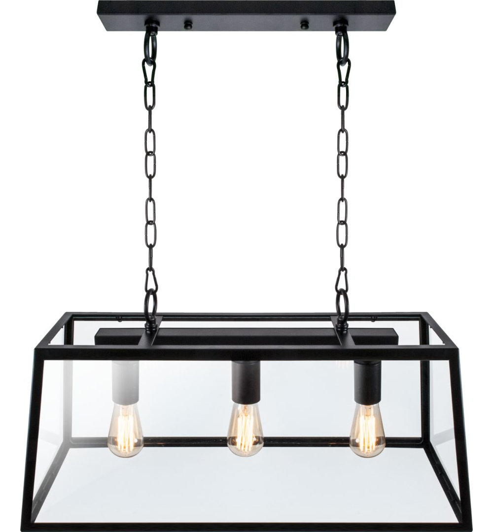 Boatner 3-Light Kitchen Island Linear Pendant