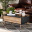 Lift Top Four Leg Coffee Table with Storage