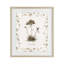 «Neutral Imperial Flower & Herb», reproduction sous verre encadrée, design par Kelly Donovan-970795951-970795949