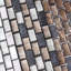 Victory Arctic 12" X 12" Glass Brick Joint Mosaic Wall Tile-98467062