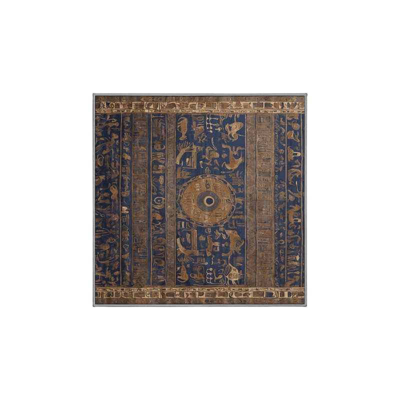 Machine Washable Gray Area Rug, Square 7'