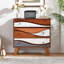 Commode 3 tiroirs l 31,5 po Mid-Century