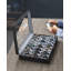 Lockable Watch Box 24 Slots Glass Lid