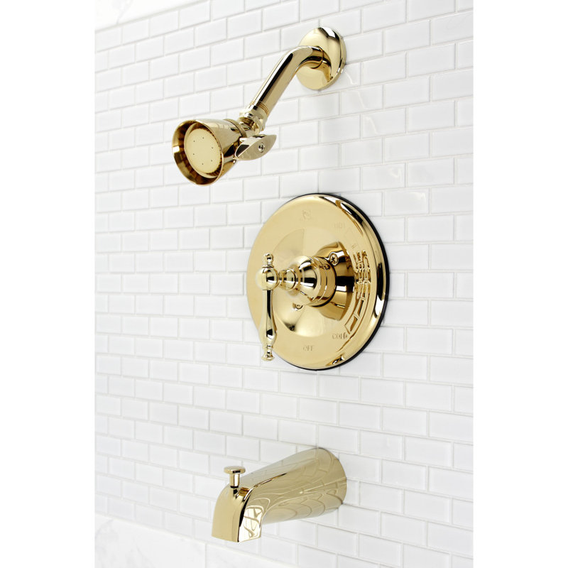 Kingston Brass Single-Handle Pressure Balanced Tub and Shower Faucet