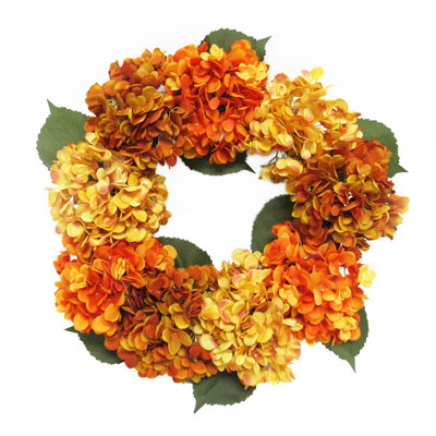 Faux Hydrangea 20'' Wreath