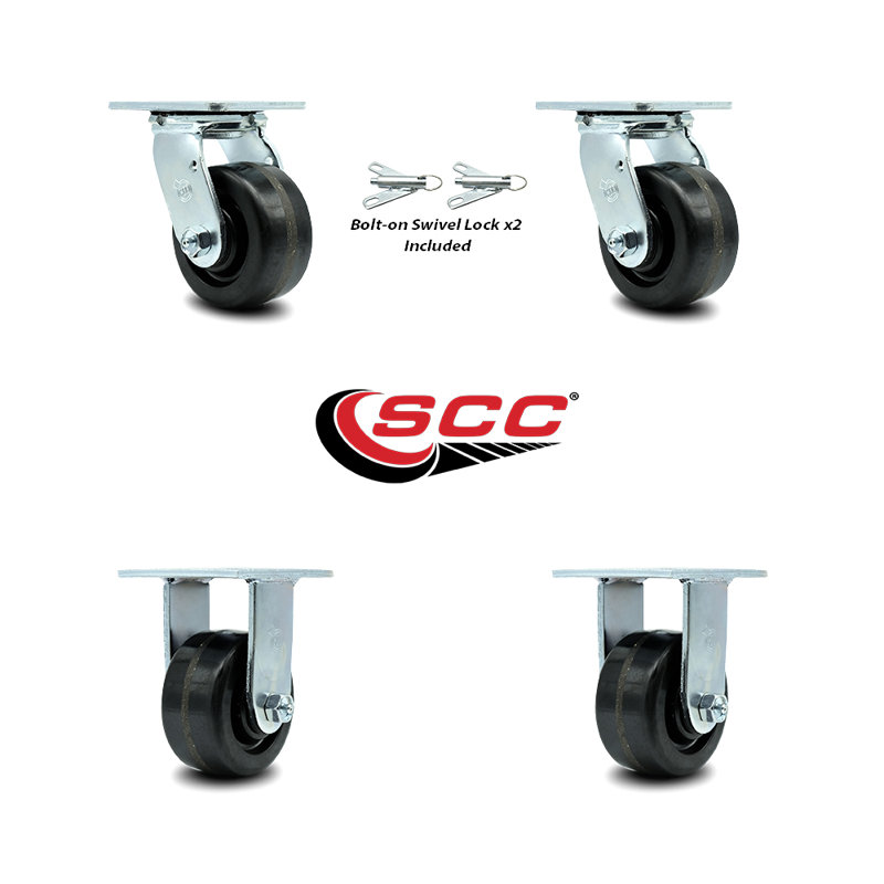 4-Piece Phenolic Caster Set