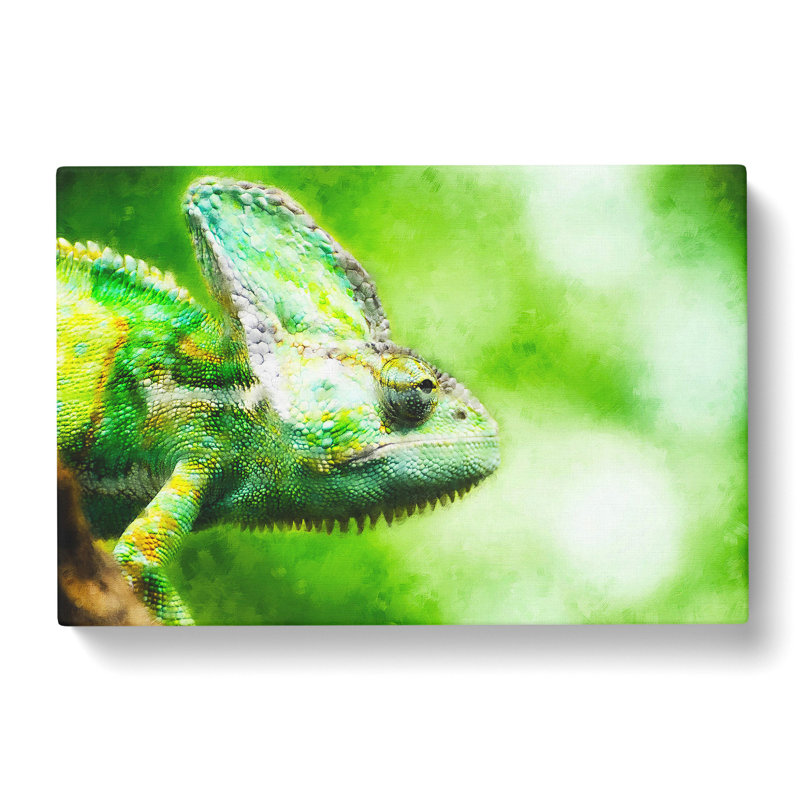 Chameleon Lizard Vol.1 - Wrapped Canvas Print, 40cm H x 60cm W x 3cm D
