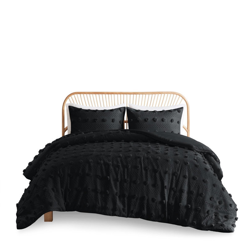Ensemble de housse de couette à 2 pinces pour lit simple / simple TG, 2 taies décoratives, étiquette, décoration, fermeture à boutons cachés