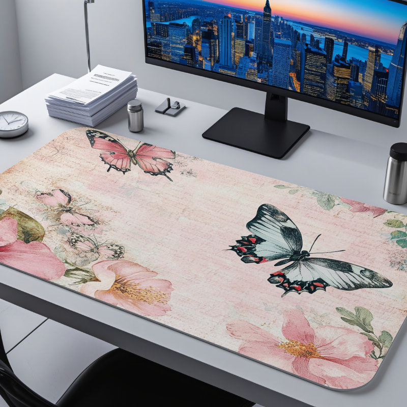 Polyester Desk Pad, 31.5x15.5