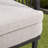 Asheville Patio Aluminum 2 Person Conversation Set With Cushions And Sintered Stone Side Table