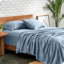 Ensemble de draps pour grand lit - Draps de luxe en microfibre 1800 - Doux brossé - Poches profondes - Facile à installer - Ensemble de 4 pièces - Draps et taies d'oreiller-120593939