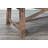 Ansi 140 " Extendable Rectangular with Solid Wood Base Dining Table