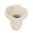Alariz Sand And Cement Coral Planter 9.3X9x8.7 Inches, Beige Finish With Wavy Silhouette, Complement Bohemian Themes In Home In, Textured Finish, Irregular Form For Trailing Plants Interior Spaces