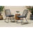 DEJA CHAIR,2PCS With 2 Cushions