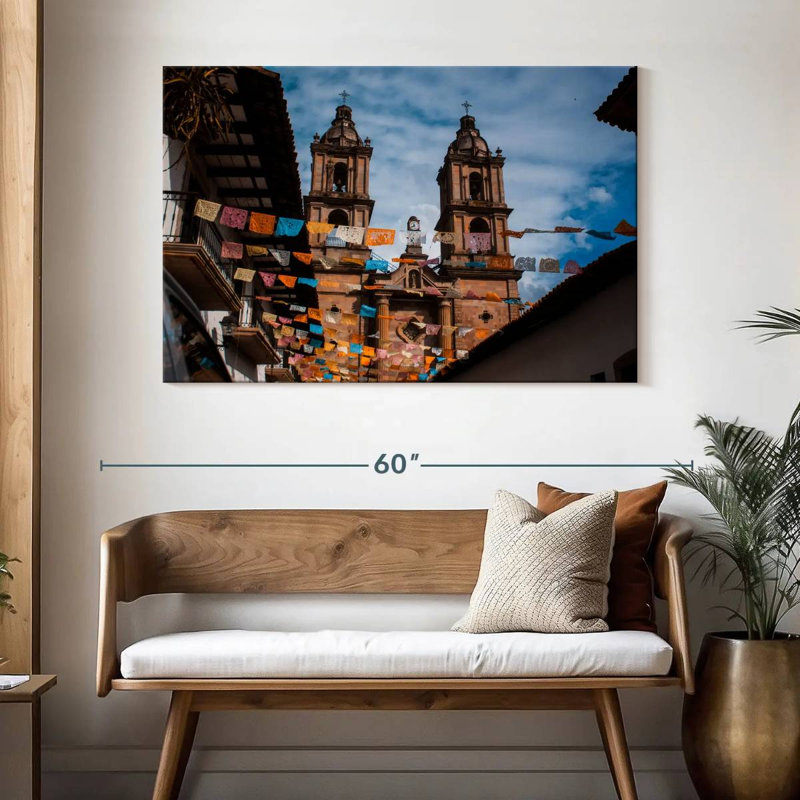 Adella Church In Valle De Bravo, 32" H x 48" W