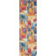 Tapis abstrait rose / bleu / orange Manasi-257952844