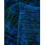 Tapis bleu noué à la main Mazarine, unique en son genre - bleu