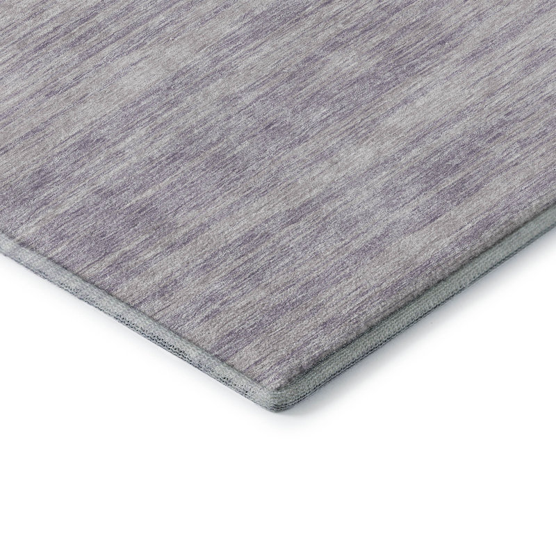 Tapis lavande lavable à la machine de qualité supérieure Prisco, Rectangle 2 pi 6 po x 3 pi 10 po
