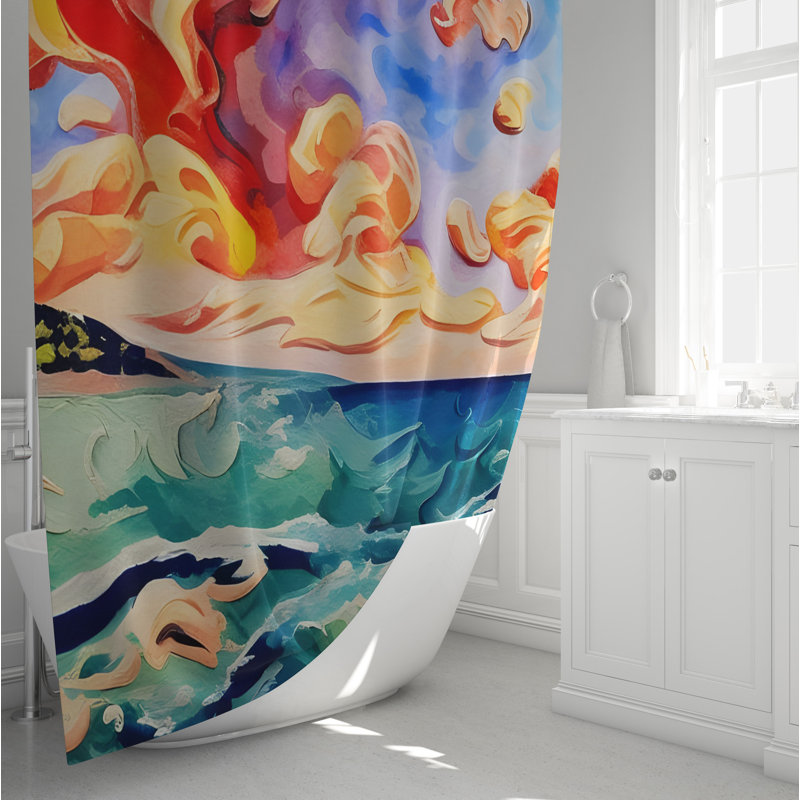 Rideau de douche Cobourn, H 72 po x l 70 po