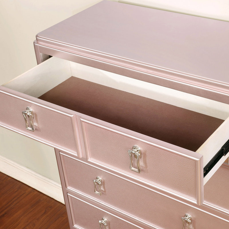Ensemble de chambre à coucher grand lit en bois 3 pièces Annistyn, Grand, 3 Pcs: Bed, Nightstand, Chest