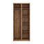 Canizales 2 Door Wardrobe with clothes rail and shelves-261996595