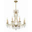 Lustre doré 8 lumières Emmelie