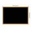Tableau d'affichage encadré en tissu, babillard noir 38 x 26 pour l'organisation murale-2083717997