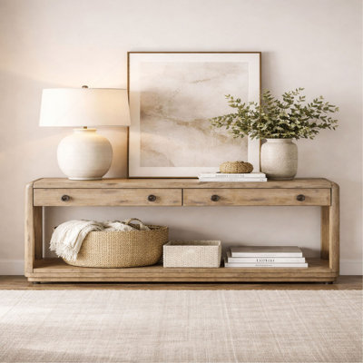 Console English Knotty Oak