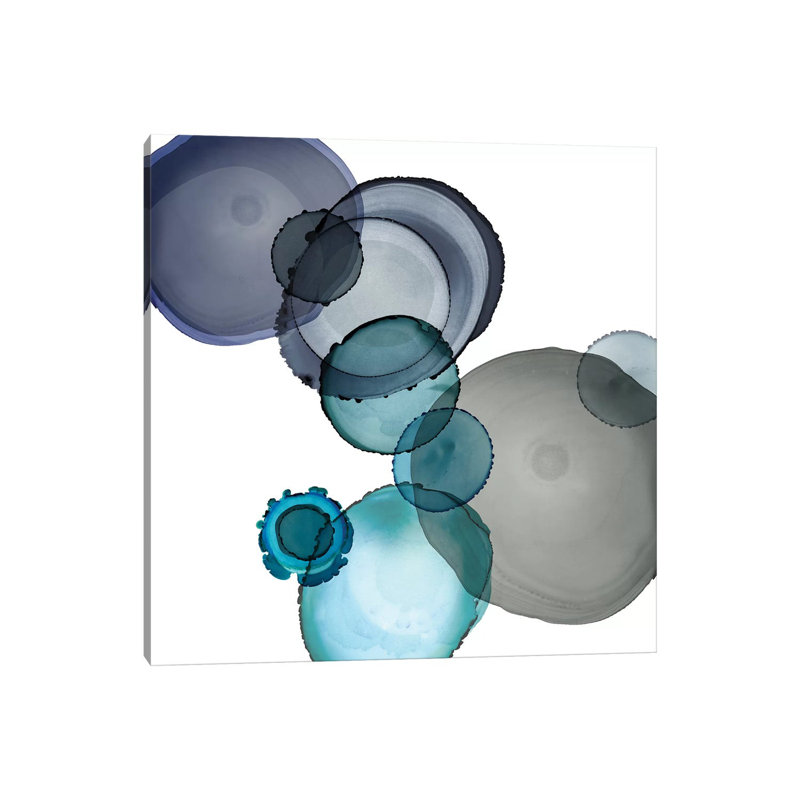 « Seaglass I » par Carol Robinson, reproduction d’art, Pas de tapis, Toile tendue, H 26 po x l 26 po x P 1,5 po