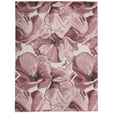 Hand-Knotted Wool ROSE Area Rug