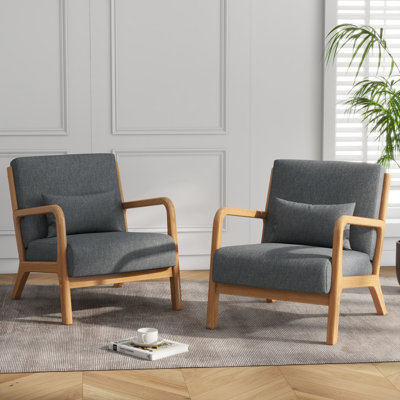 Jyrin 65.5 Cm Wide Cotton Armchair
