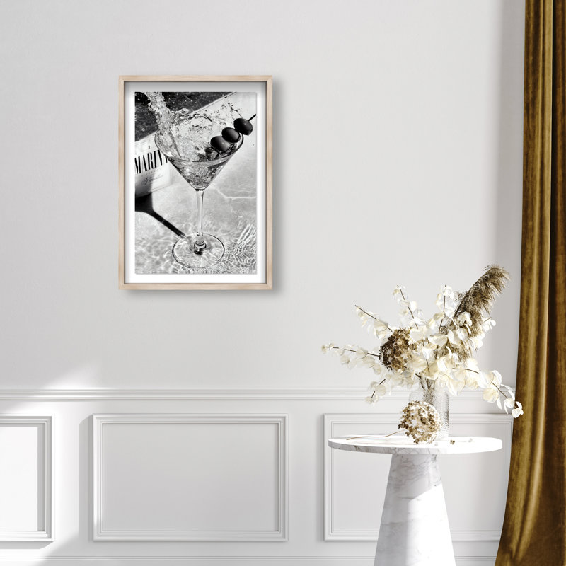 Chill Time II Print by Oliver Gal, 46.5"H x 31.5"W, Natural Oak Shadowbox