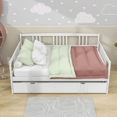 Jaye Wooden Daybed with Twin Size Trundle