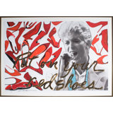 David Bowie - Lets Dance Print by Robert Robinson