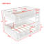 Lit superposé double au-dessus de grand lit double en bois massif avec panneau perforé et bibliothèque-1802978374-1802978368