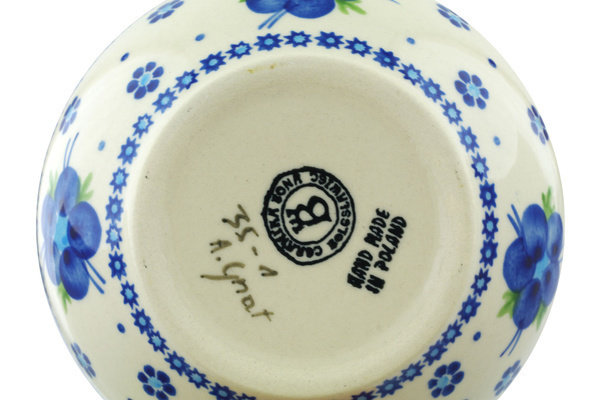 Bleu-belle Fleur Stoneware Rice Bowl