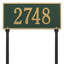Hartford 1-Line Lawn Address Sign-343027832-343027838