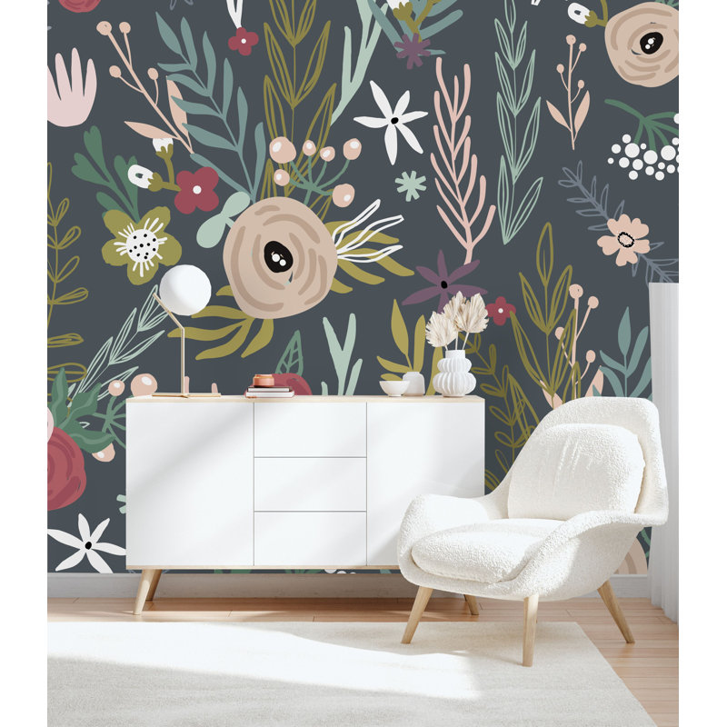 Murale Richon, L 10,41 po x L 125 po, Vinyle