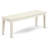 6 Piece Dining Room Furniture Set Contains a Rectangle Kitchen Table with Butterfly Leaf and 4 Dining Chairs with a Bench, Linen White