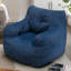 Fauteuil à billes en velours doux rembourré d'éponge à mémoire de forme-1233513209