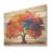 Maple Tree Colourful Abstraction - Tree Maple Wood Art On Natural Pine Wood-741160230