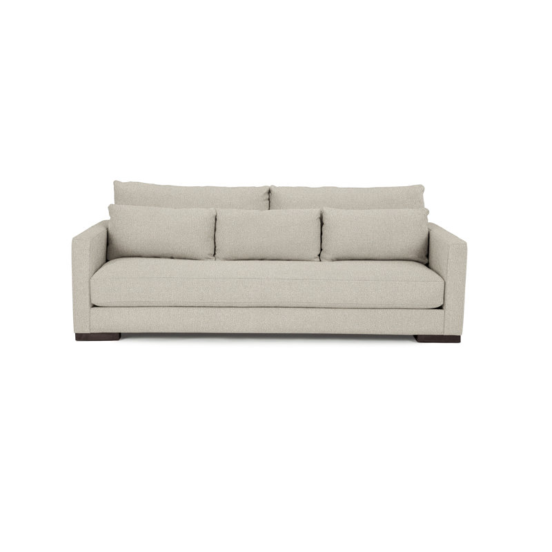 Leon Sofa, Wenge, Peacock Polyester