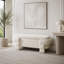Chenille Upholstered Bench-975729894