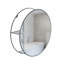 Cirko Metal Flat Mirror with Shelves