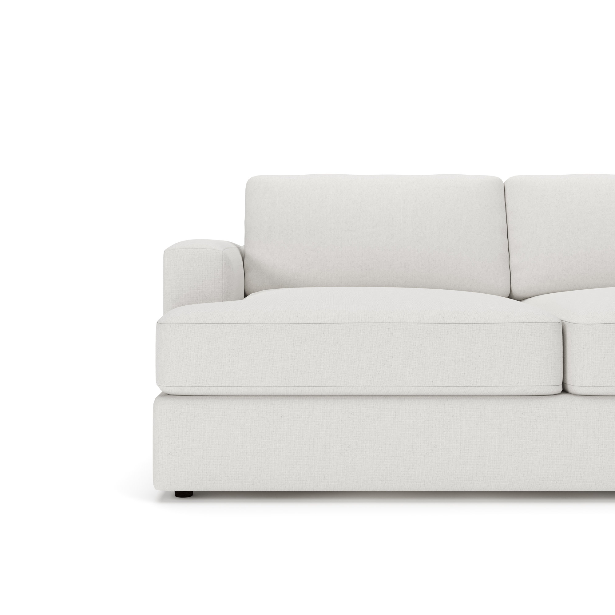 Cayden 2-Piece Upholstered Sectional, Right Hand Facing, Macarena Beige