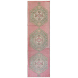 Vintage Turkish Village Rugs One-of-a-Kind Runner 2'10" X 9'8" Area Rug