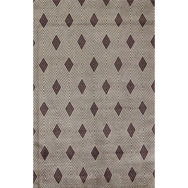 Hand-Knotted High-Quality Brown Area Rug