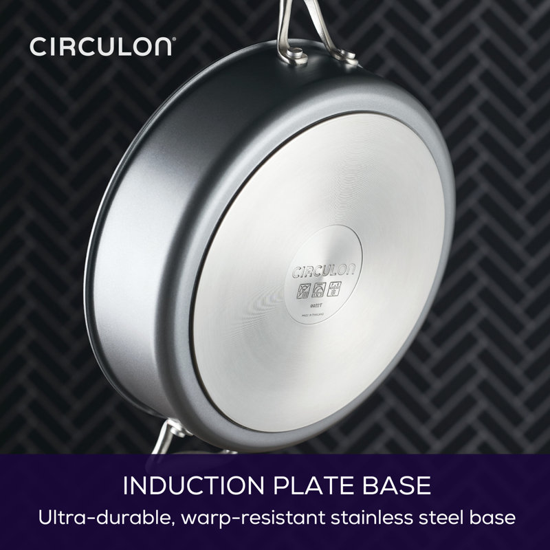 A1 Series 5 Quarts Non-Stick Aluminum Saute Pan with Lid